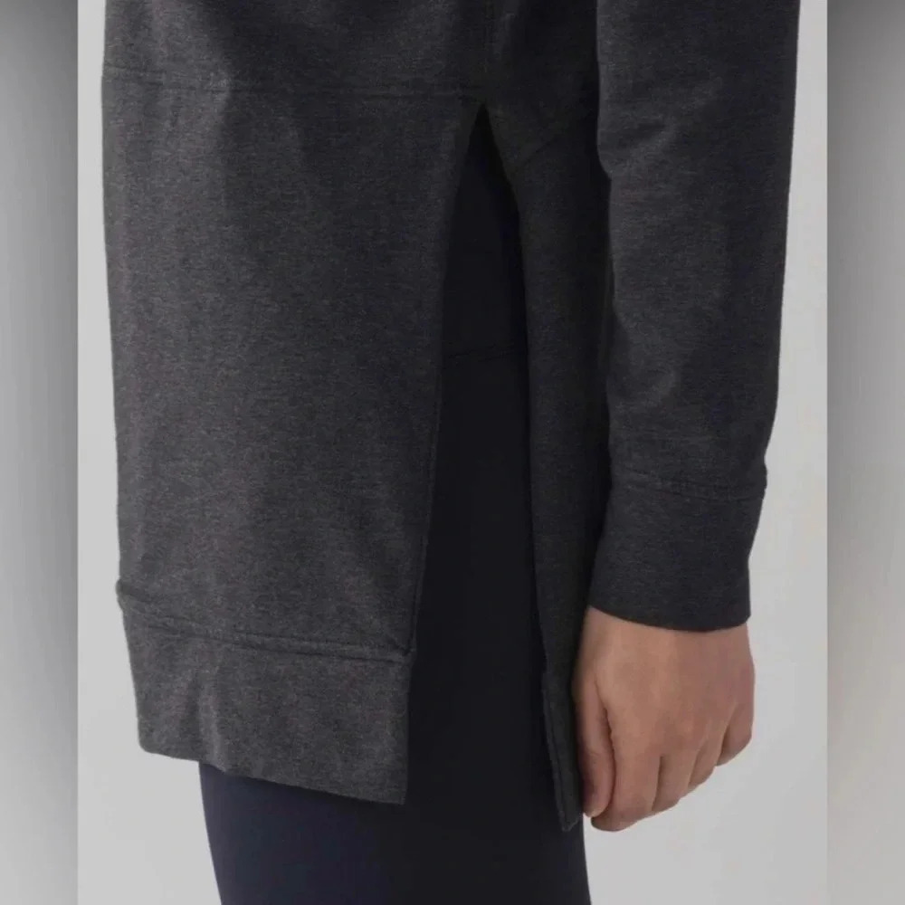 Lululemon Gray Cut Above Hoodie Size 4 - Picture 3 of 6